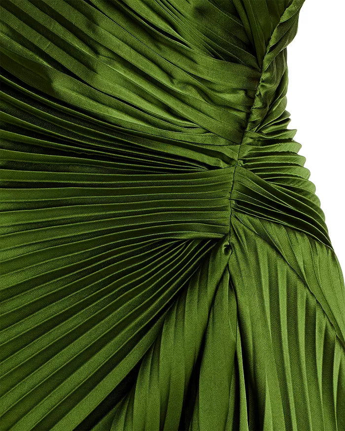 SCARLETT | Vestido Maxi un Hombro Plisado