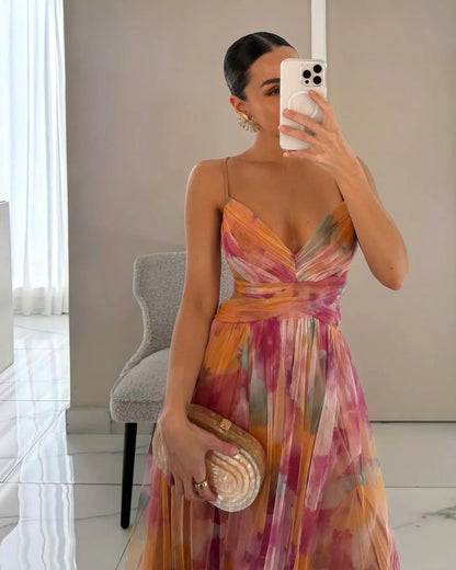 LA FIORA | VESTIDO MAXI DE ELEGANCIA FLORAL