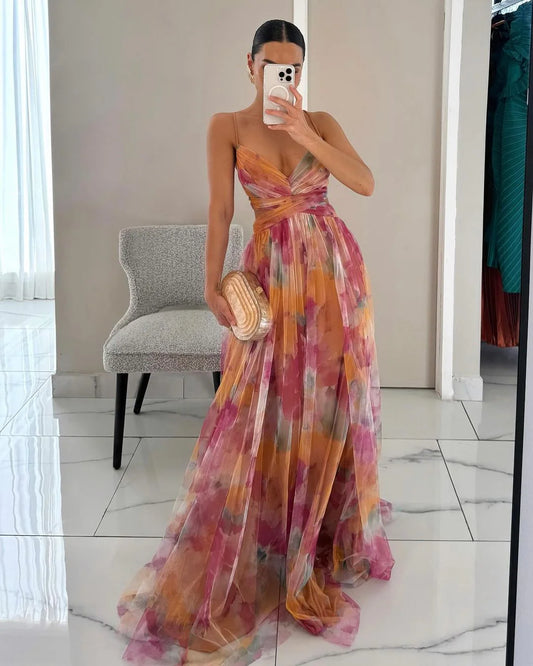 LA FIORA | VESTIDO MAXI DE ELEGANCIA FLORAL