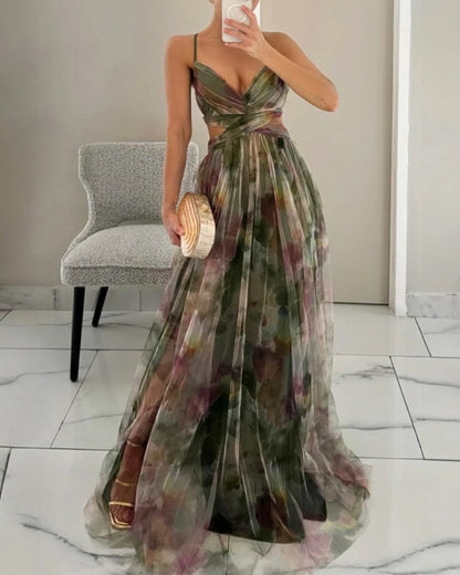 LA FIORA | VESTIDO MAXI DE ELEGANCIA FLORAL