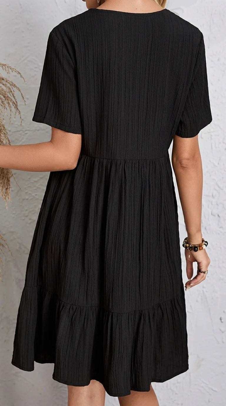 SUSANA | Vestido Casual con Volante