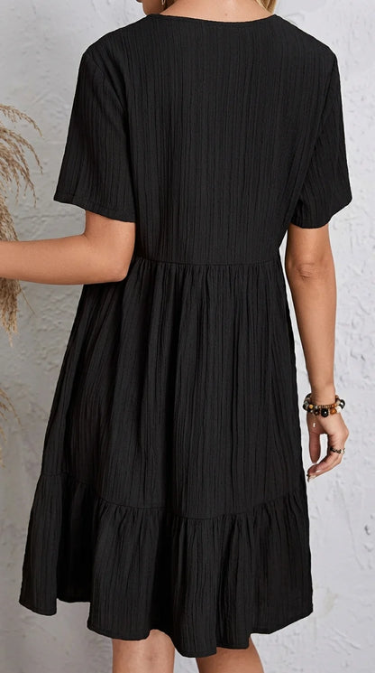SUSANA | Vestido Casual con Volante