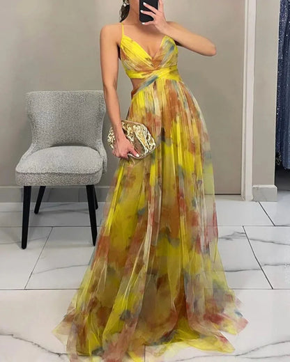 LA FIORA | VESTIDO MAXI DE ELEGANCIA FLORAL