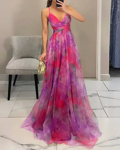 LA FIORA | VESTIDO MAXI DE ELEGANCIA FLORAL