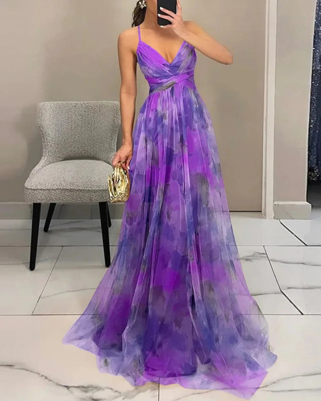 LA FIORA | VESTIDO MAXI DE ELEGANCIA FLORAL